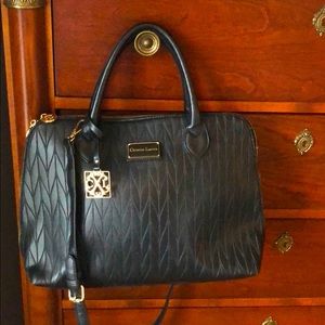 Christian Lacroix black satchel with Crossbody